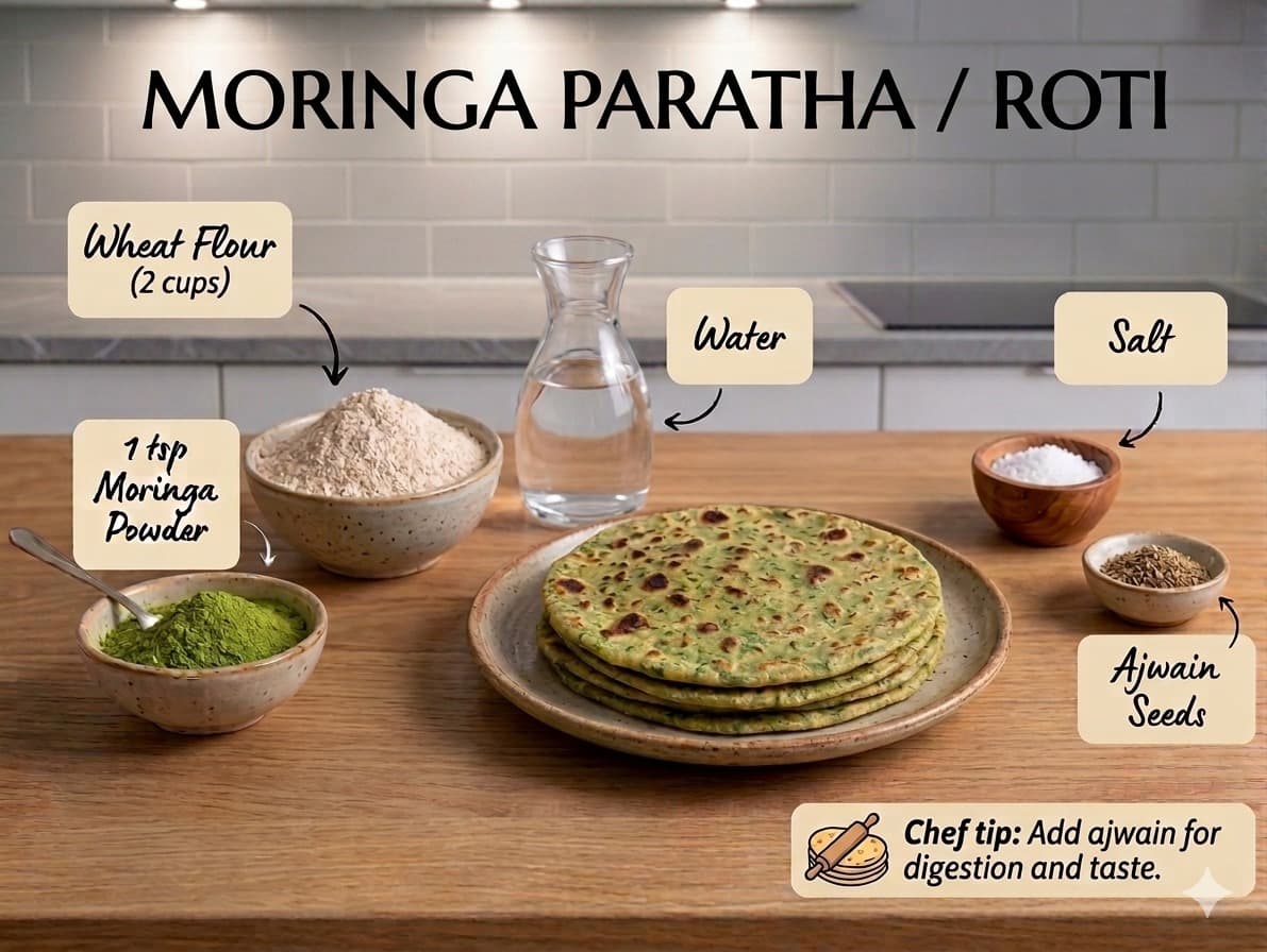 Moringa Paratha
